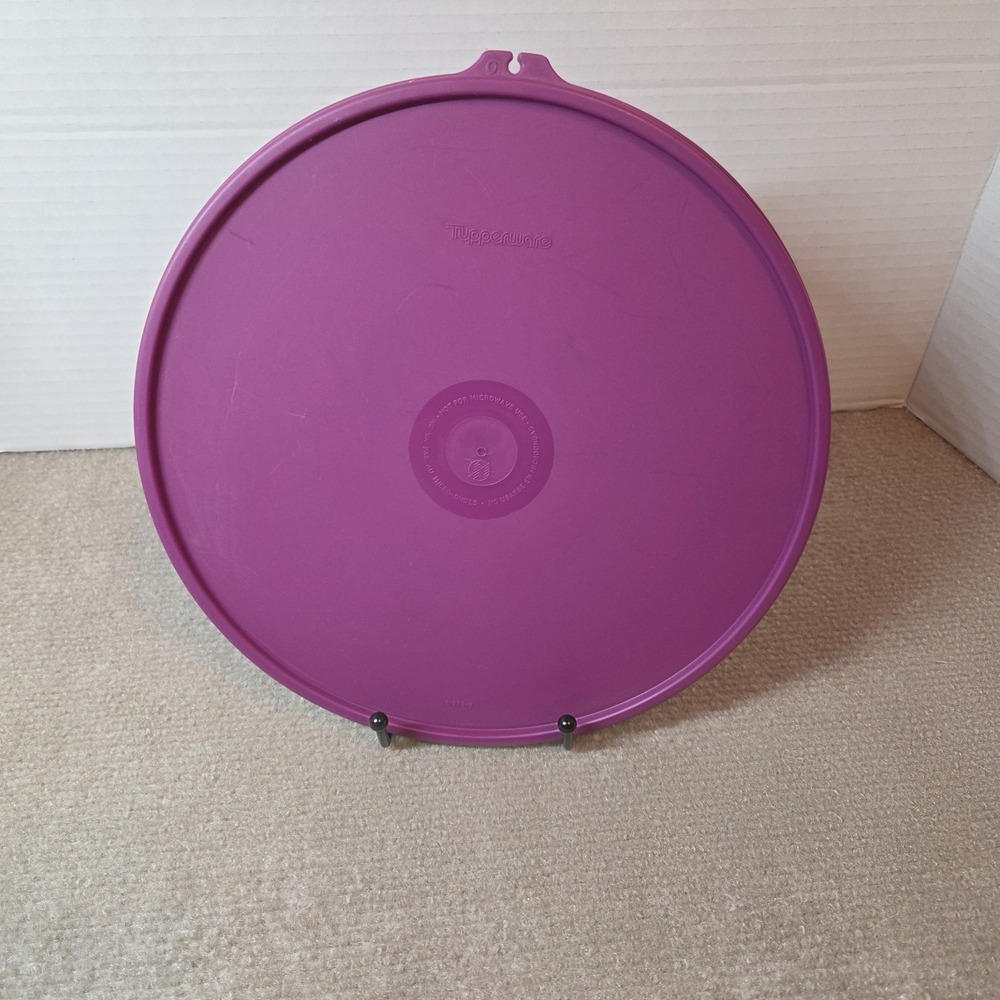 Tupperware Purple Round Replacement Lid Seal 2197B-2 12 Inch foodstorage